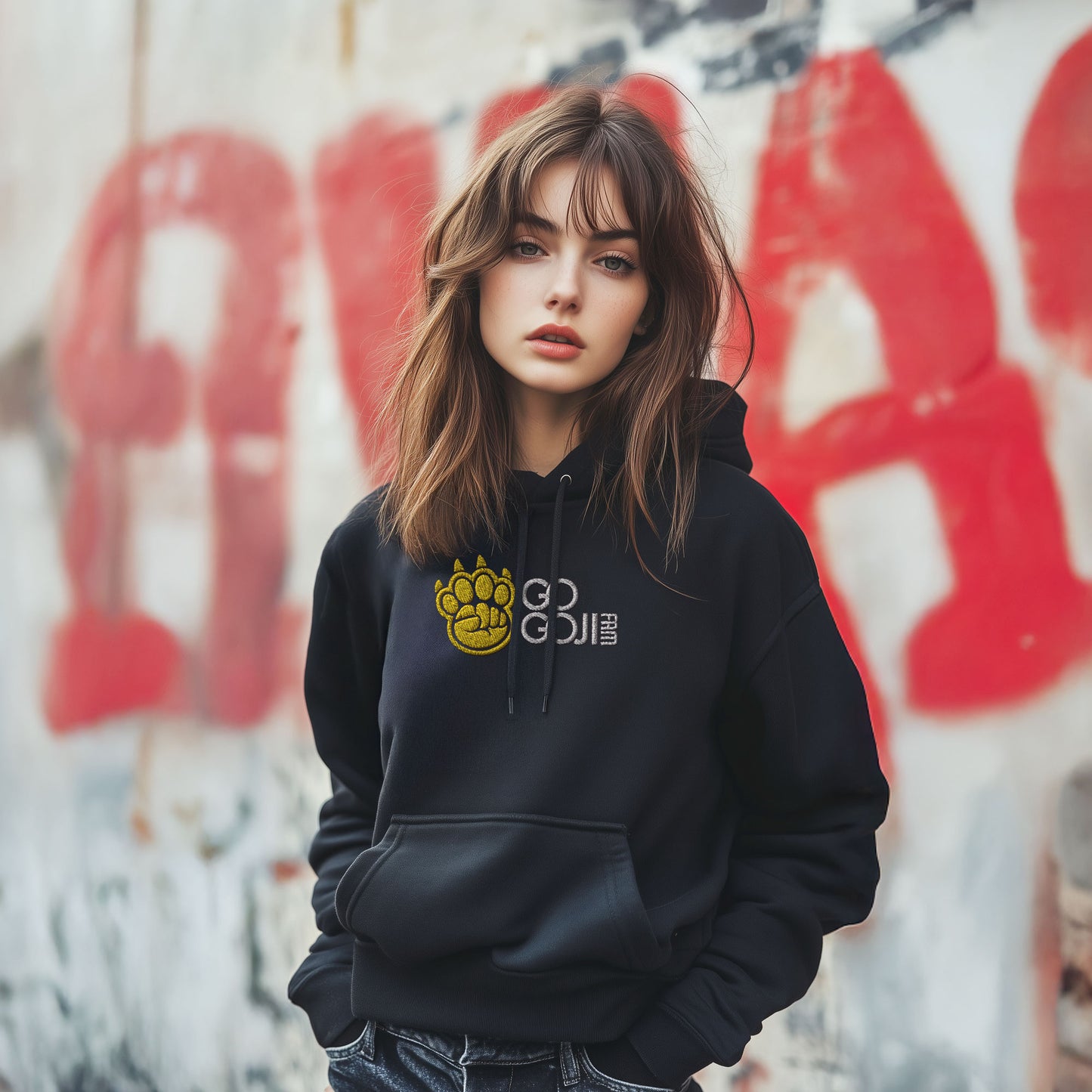 HOODIE SCHWARZ